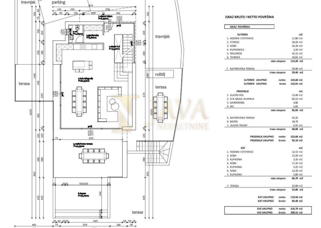 Terreno Ičići, Opatija - Okolica, 750m2