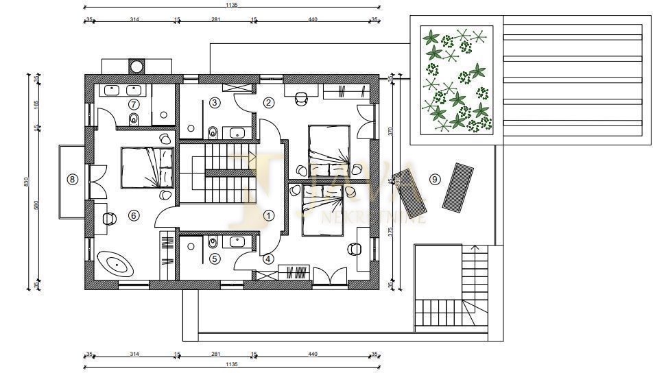 Casa Kaštelir, Kaštelir-Labinci, 192,09m2