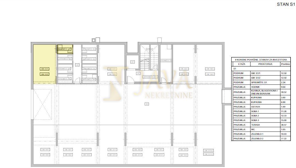 Appartamento Trsat, Rijeka, 119,10m2