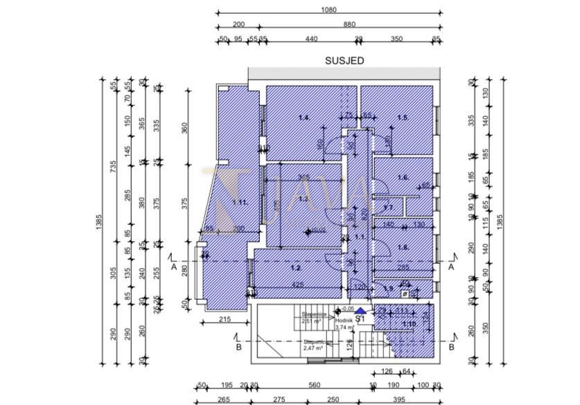 Appartamento Punat, 97,30m2