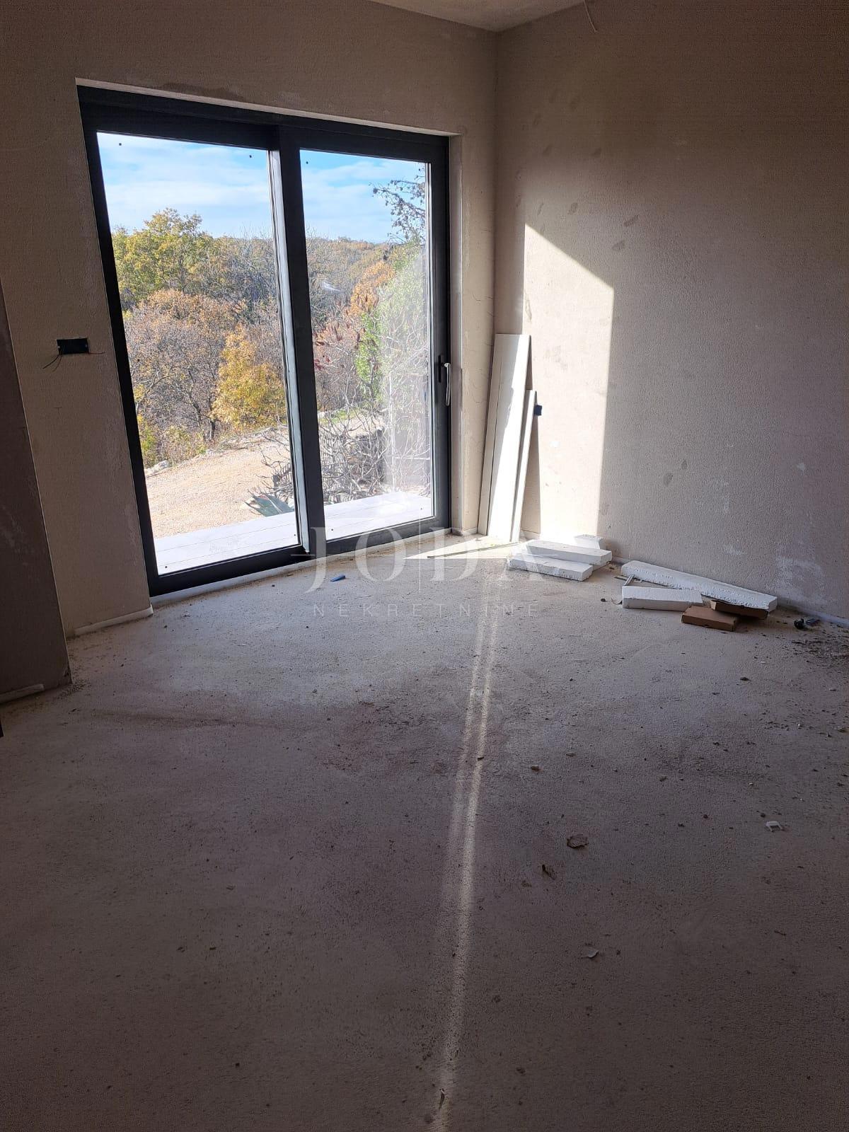 Modern villa with pool and sea view, island of Krk