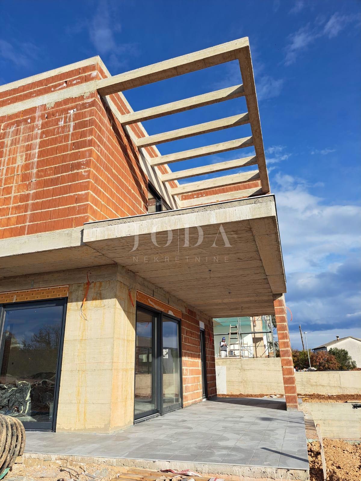 Modern villa with pool and sea view, island of Krk