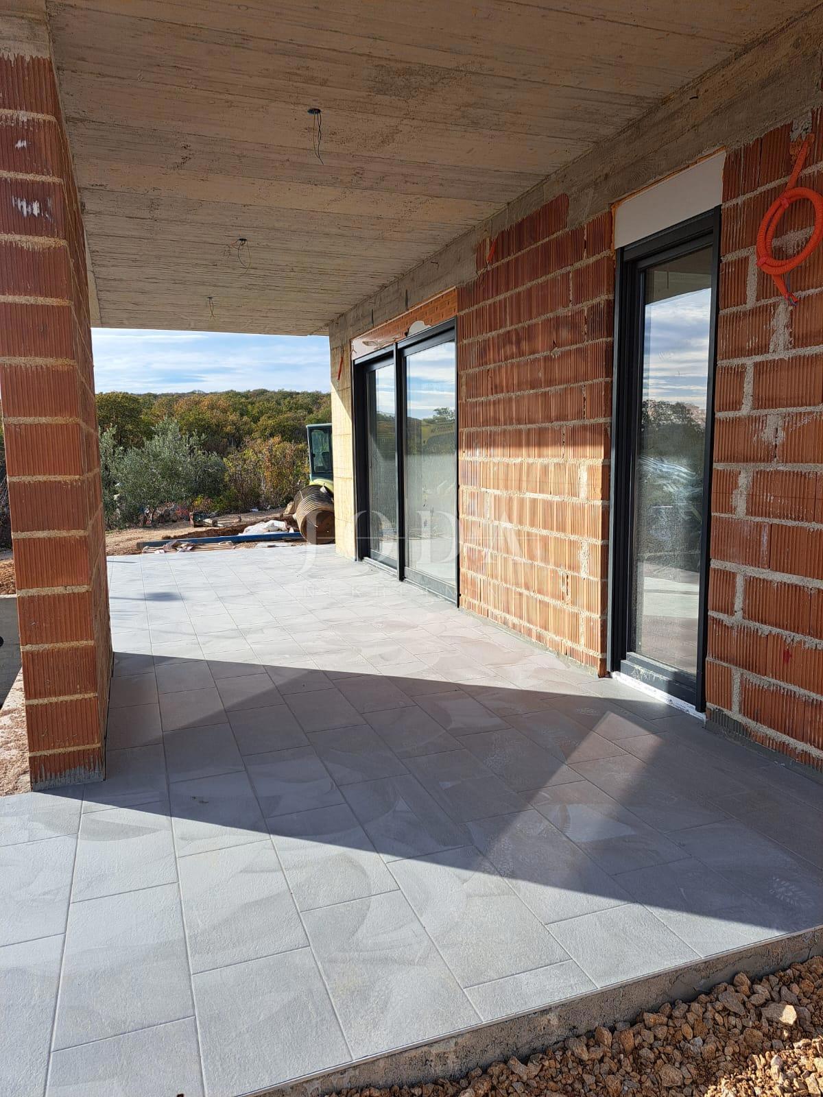 Modern villa with pool and sea view, island of Krk