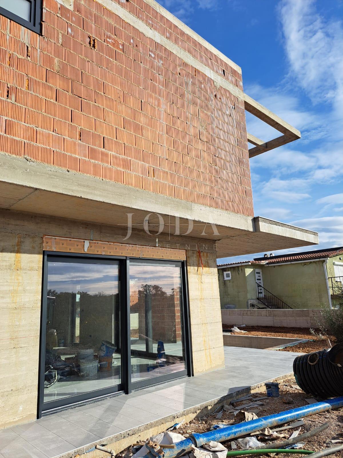 Modern villa with pool and sea view, island of Krk