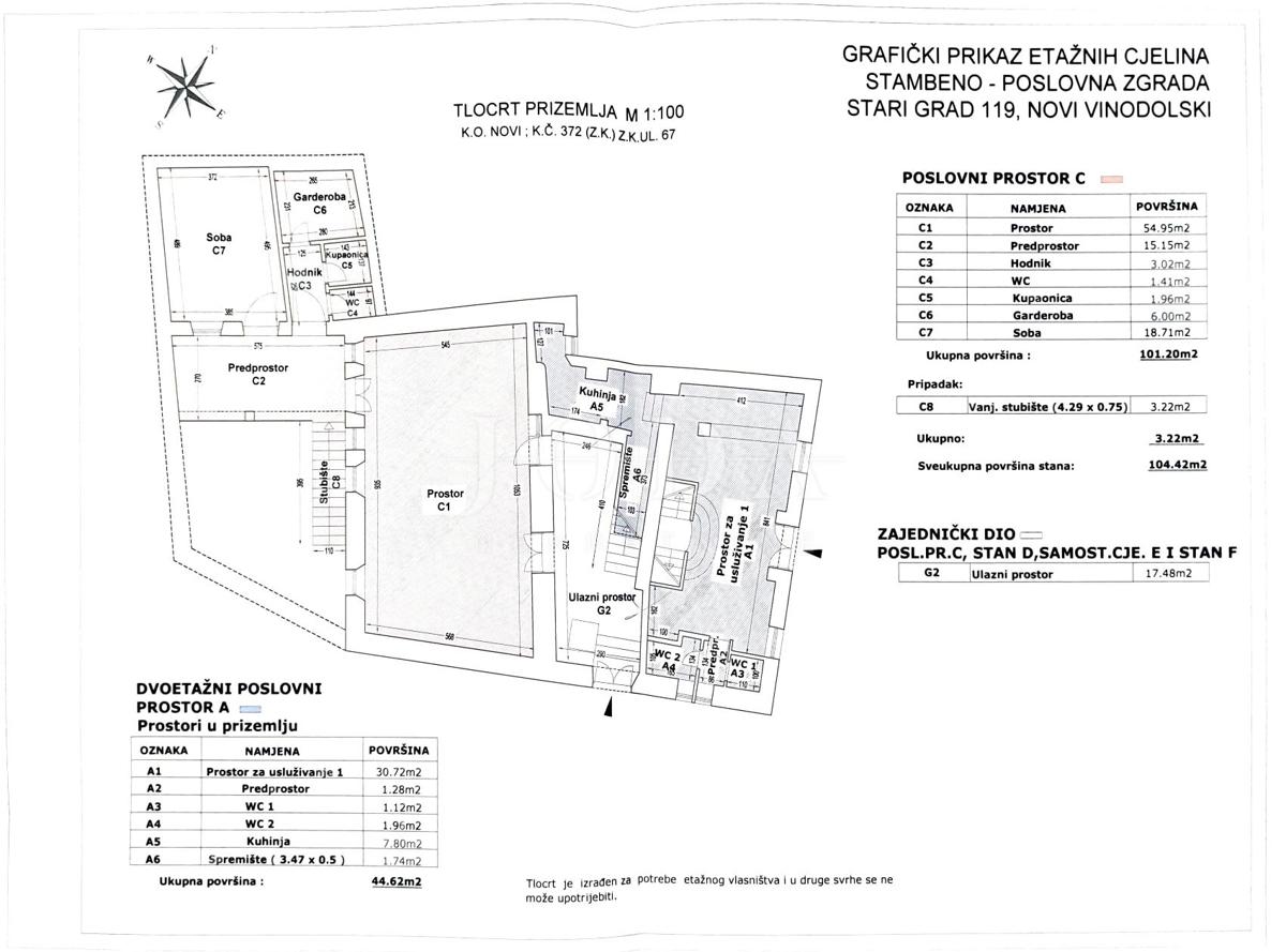 Novi Vinodolski, Immobile Residenziale e Commerciale nel Centro Città