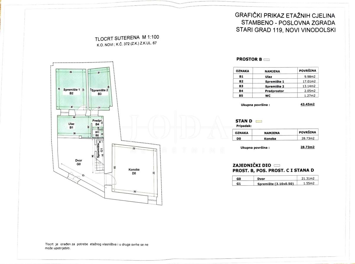 Novi Vinodolski, Immobile Residenziale e Commerciale nel Centro Città