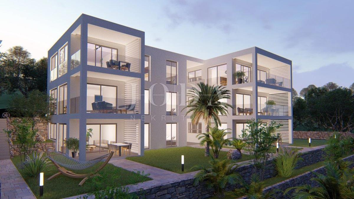 Bellissimo appartamento con vista sul Golfo del Quarnero a Omišalj