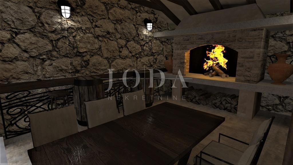 New detached villa with pool, near Vrbnik