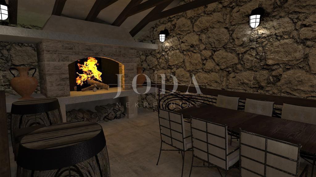 New detached villa with pool, near Vrbnik