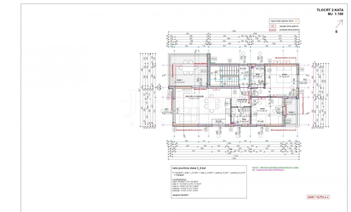 Allogio Banjol, Rab, 90m2