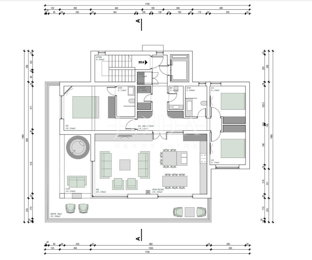 Allogio Jadranovo, Crikvenica, 113,42m2