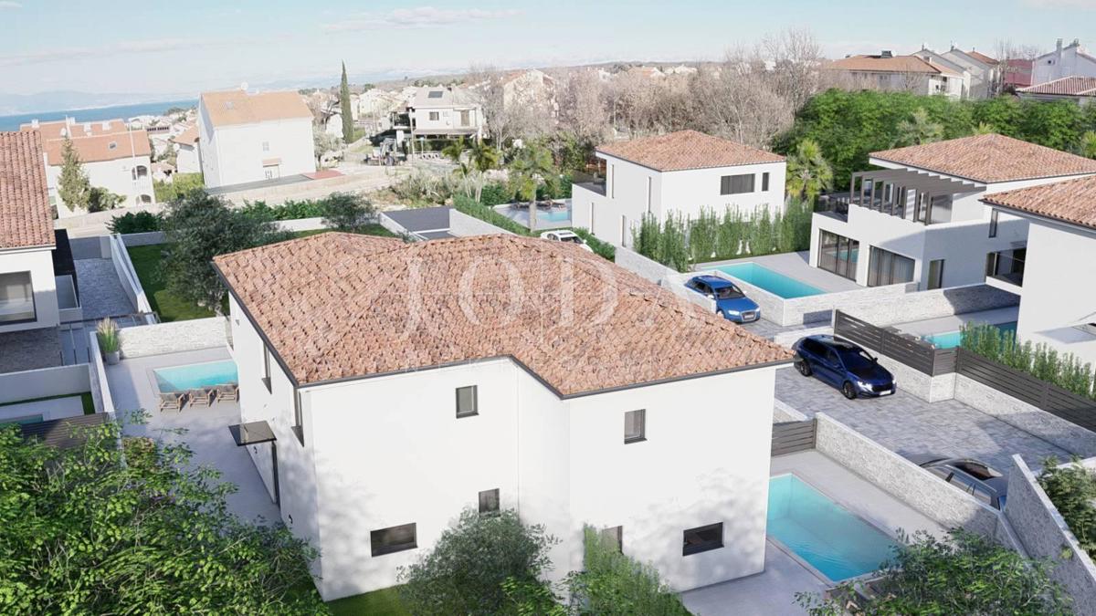 Nuova costruzione con piscina e vista mare