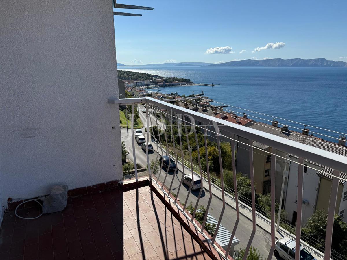 Senj appartamento con splendida vista mare