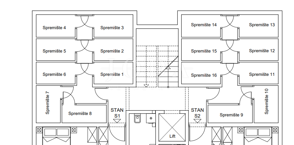 Allogio Zamet, Rijeka, 67,68m2
