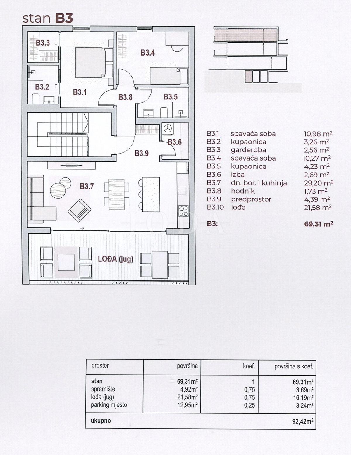 Allogio Kraljevica, 117,40m2