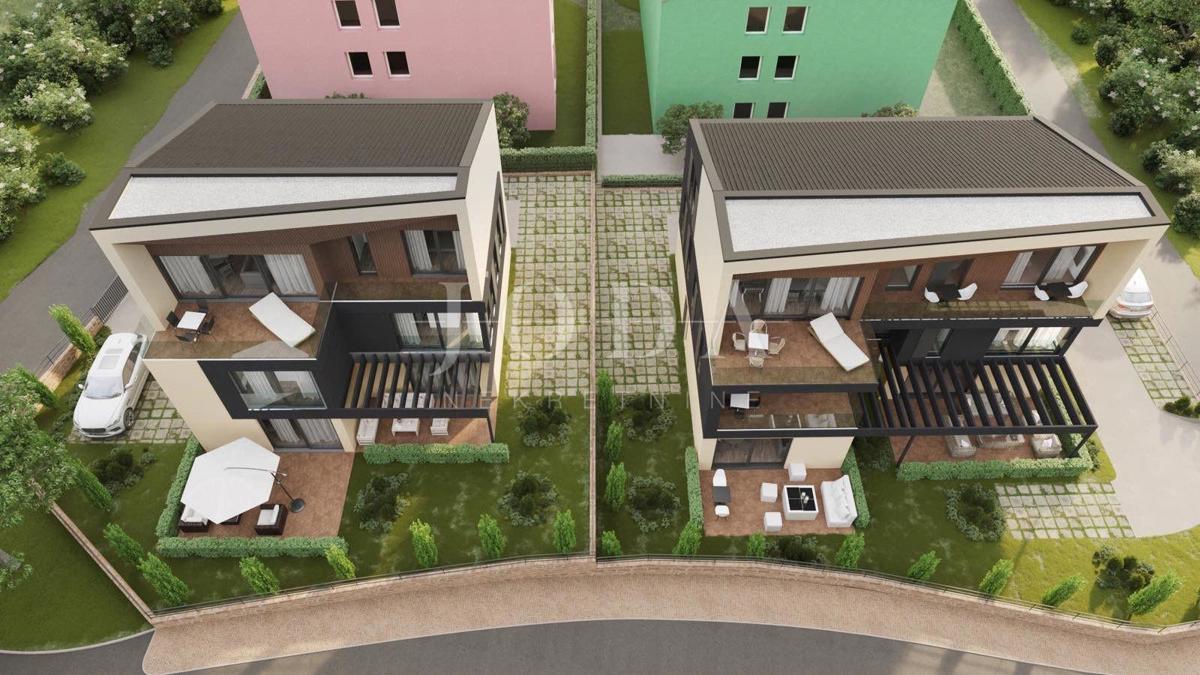 Duplex apartment with garden - under construction, city of Krk