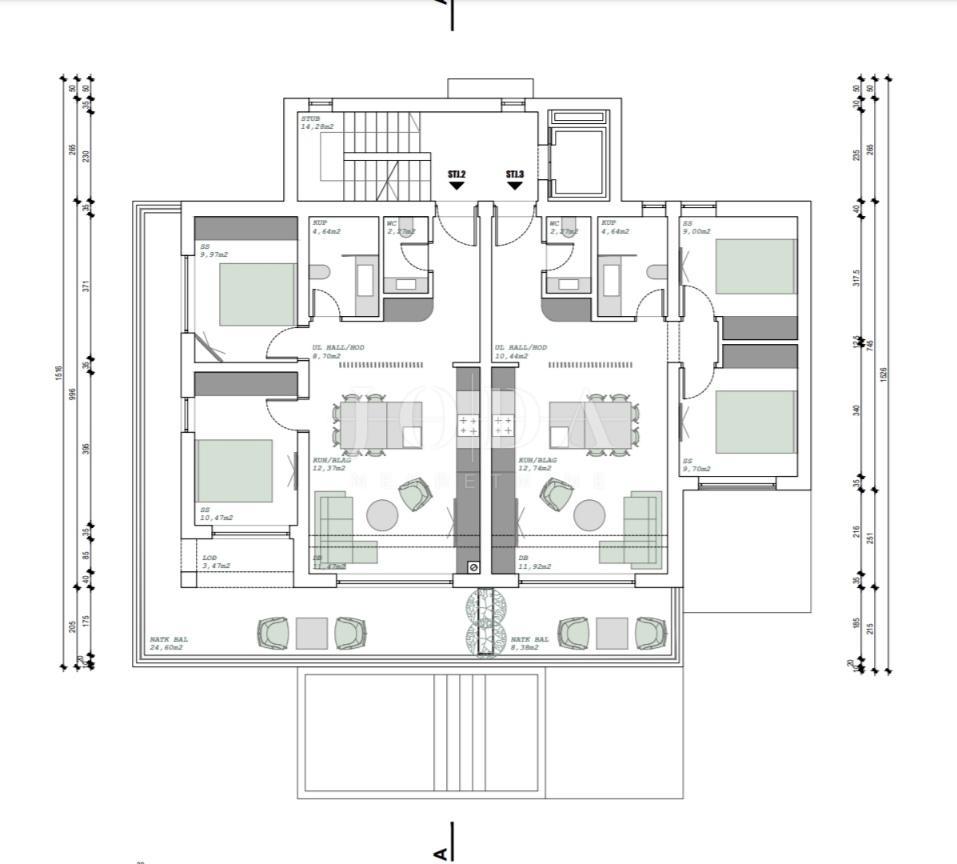 Allogio Jadranovo, Crikvenica, 59,89m2