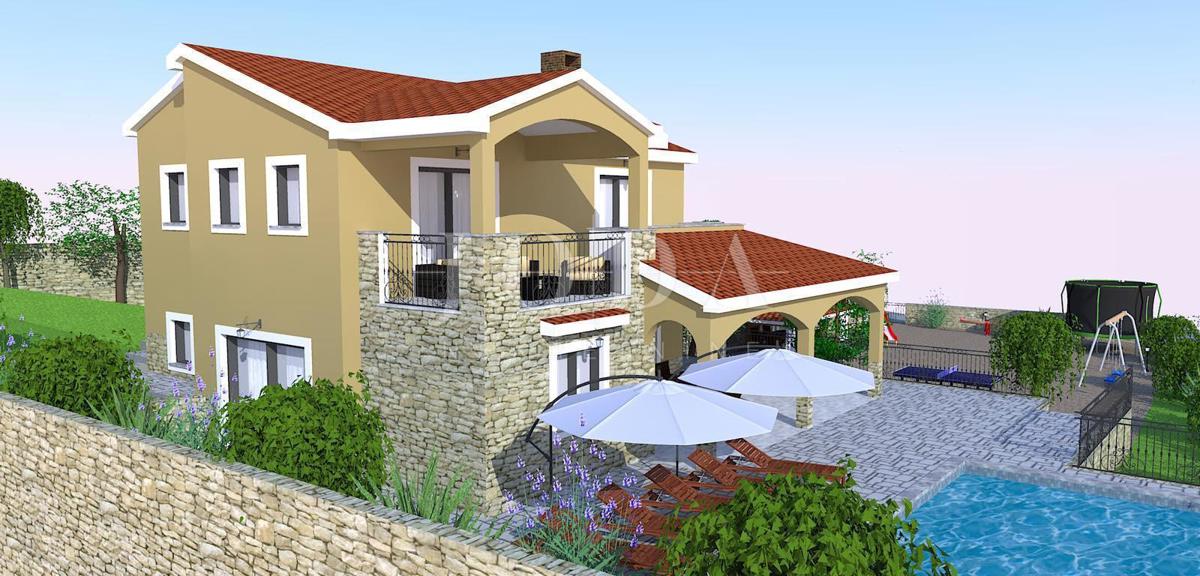 Terreno Kustići, Novalja, 1.082m2