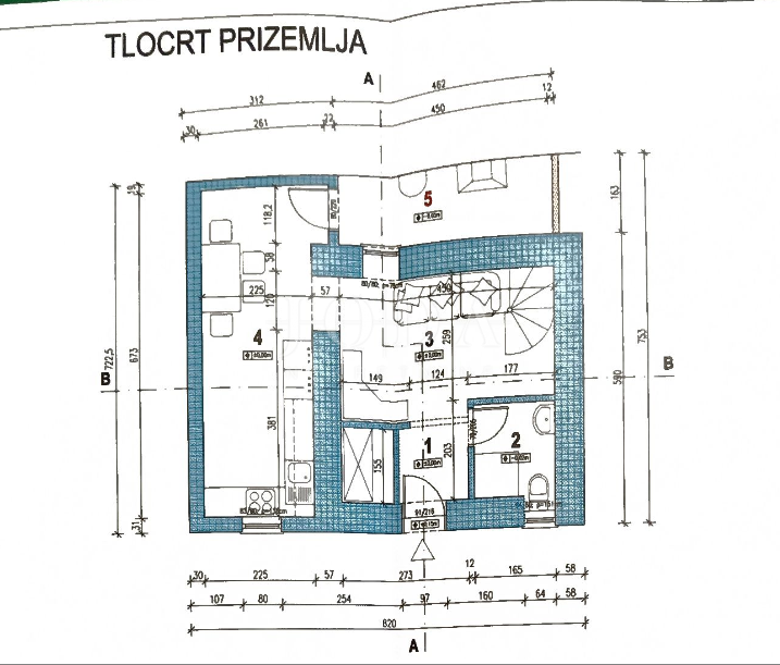 Casa Jablanac, Senj, 52m2