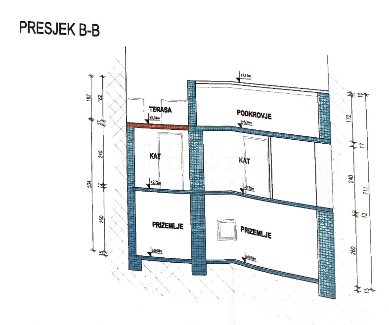 Casa Jablanac, Senj, 52m2