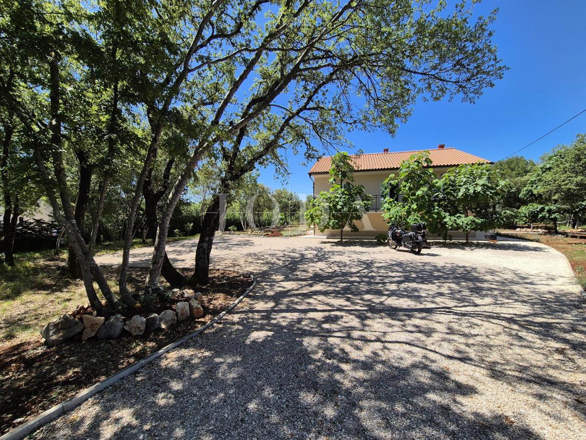 House with a pool under renovation, island of Krk