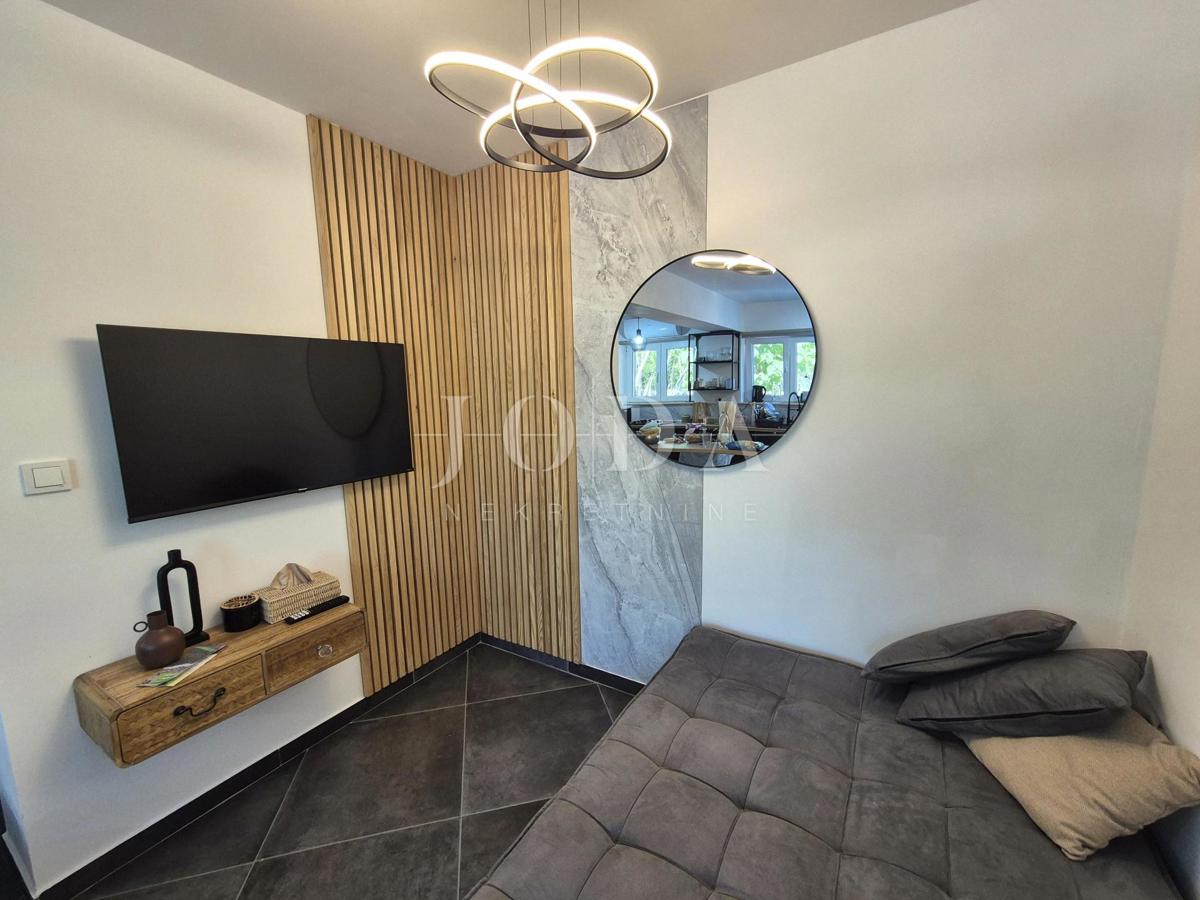 House with a pool under renovation, island of Krk