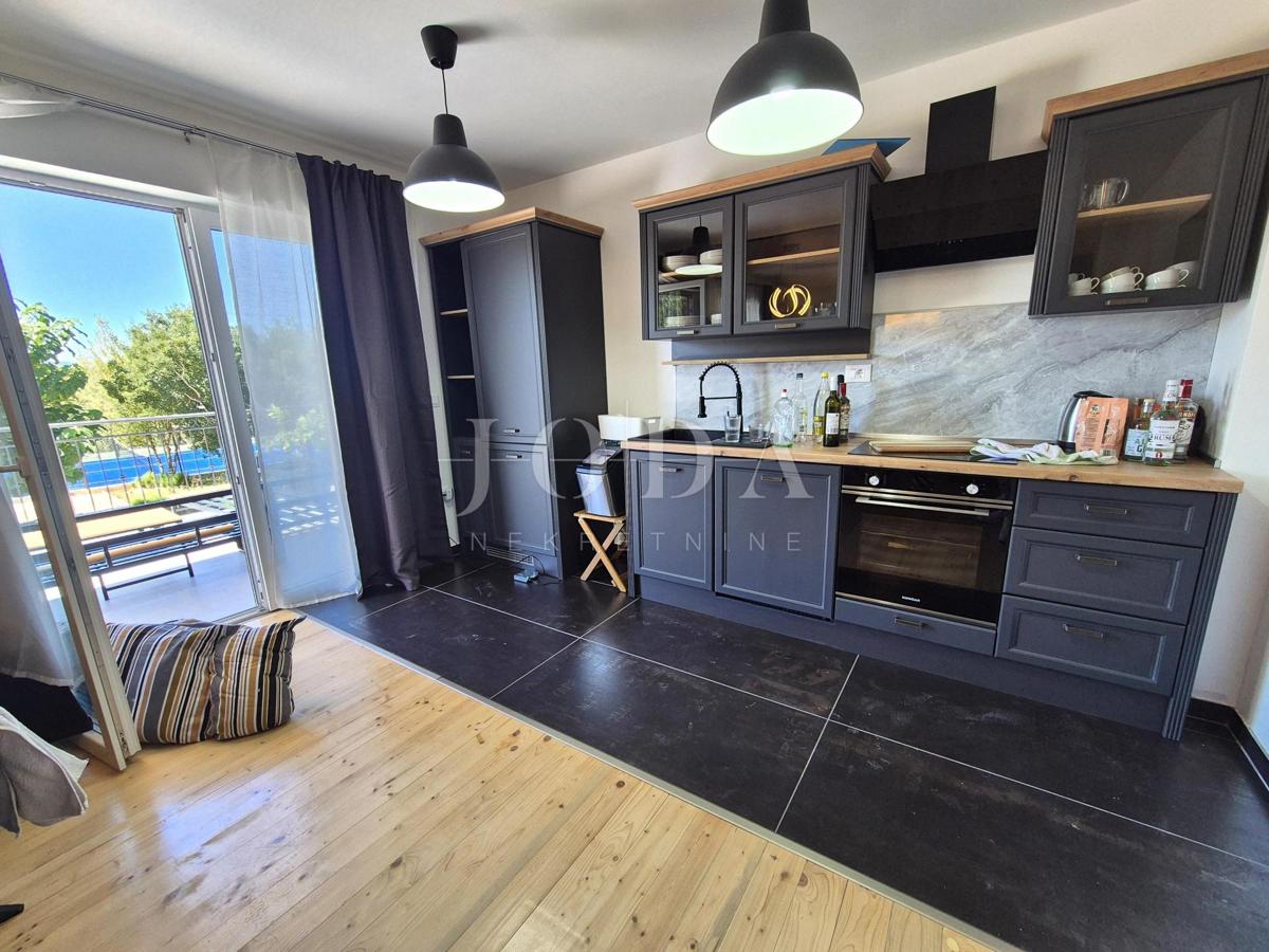 House with a pool under renovation, island of Krk