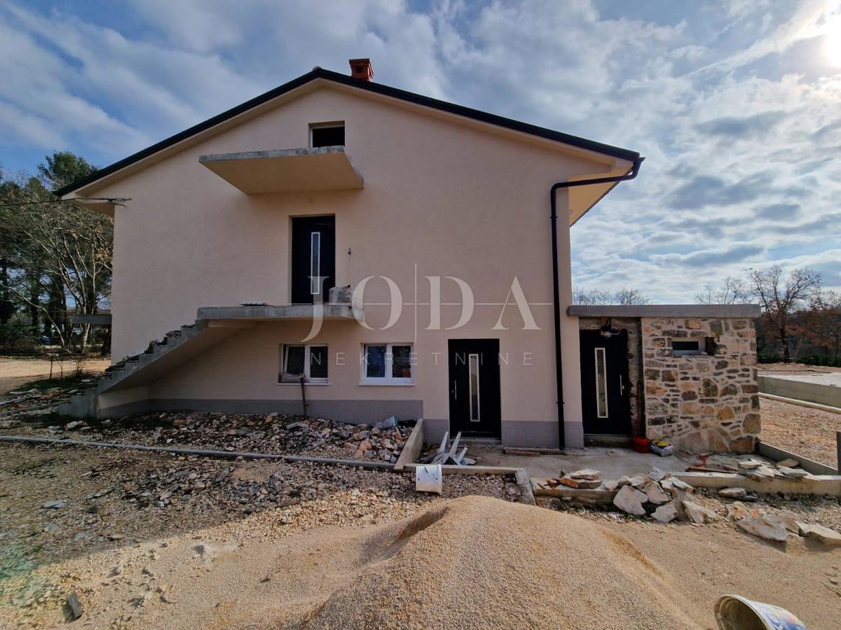 House with a pool under renovation, island of Krk