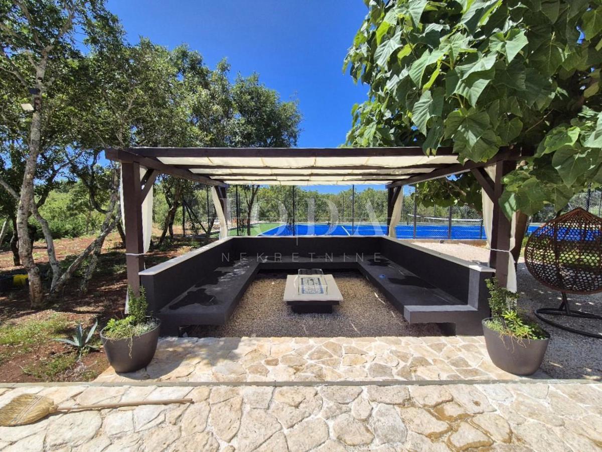 House with a pool under renovation, island of Krk