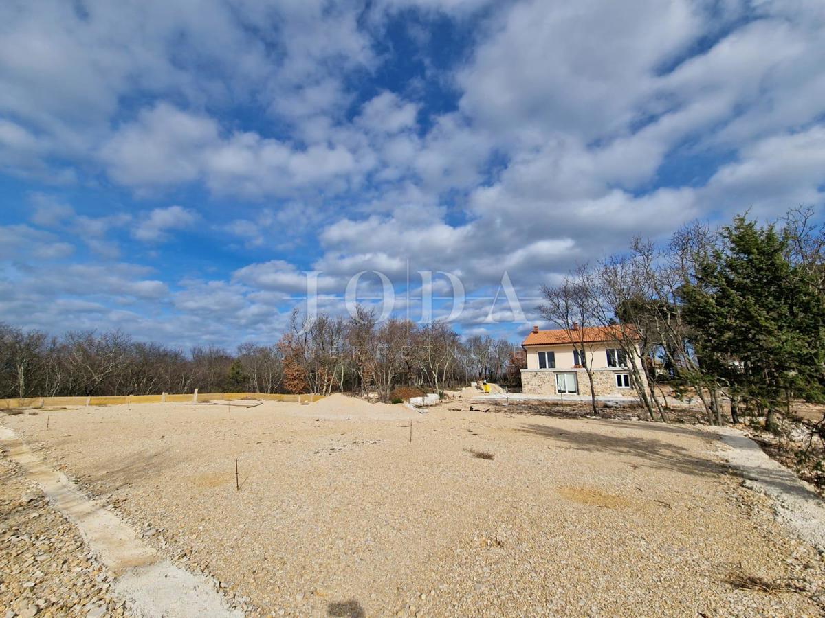 House with a pool under renovation, island of Krk