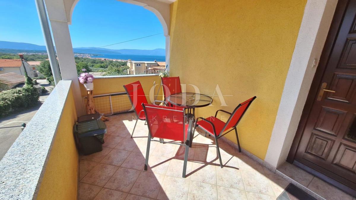 Isola di Krk, Malinska, casa con vista mare