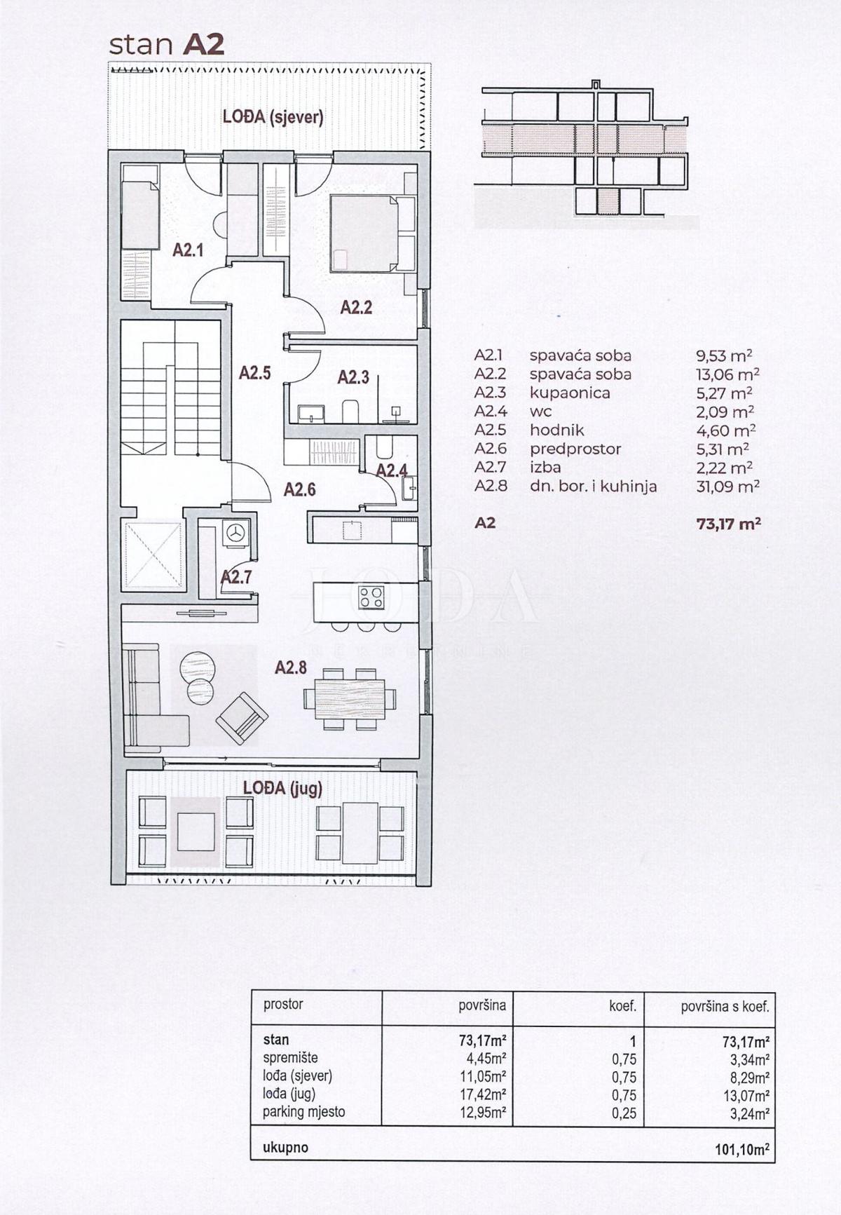 Allogio Kraljevica, 117,40m2
