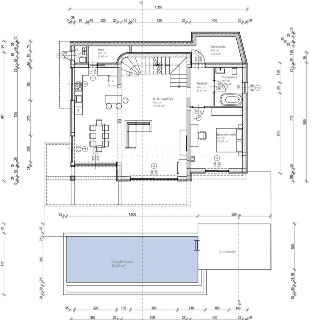 Casa Lovranska Draga, Lovran, 125m2