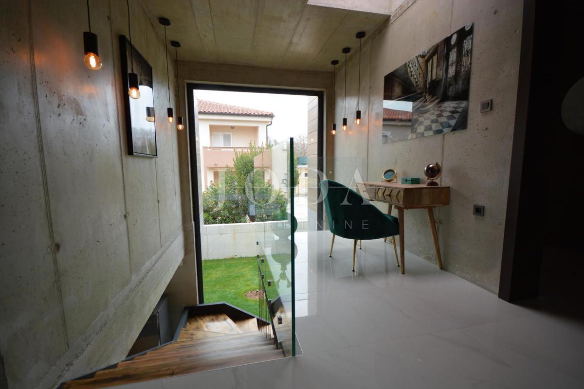 Modern urban villa with pool, island of Krk