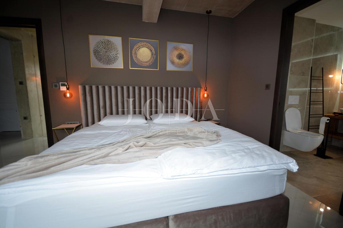 Modern urban villa with pool, island of Krk