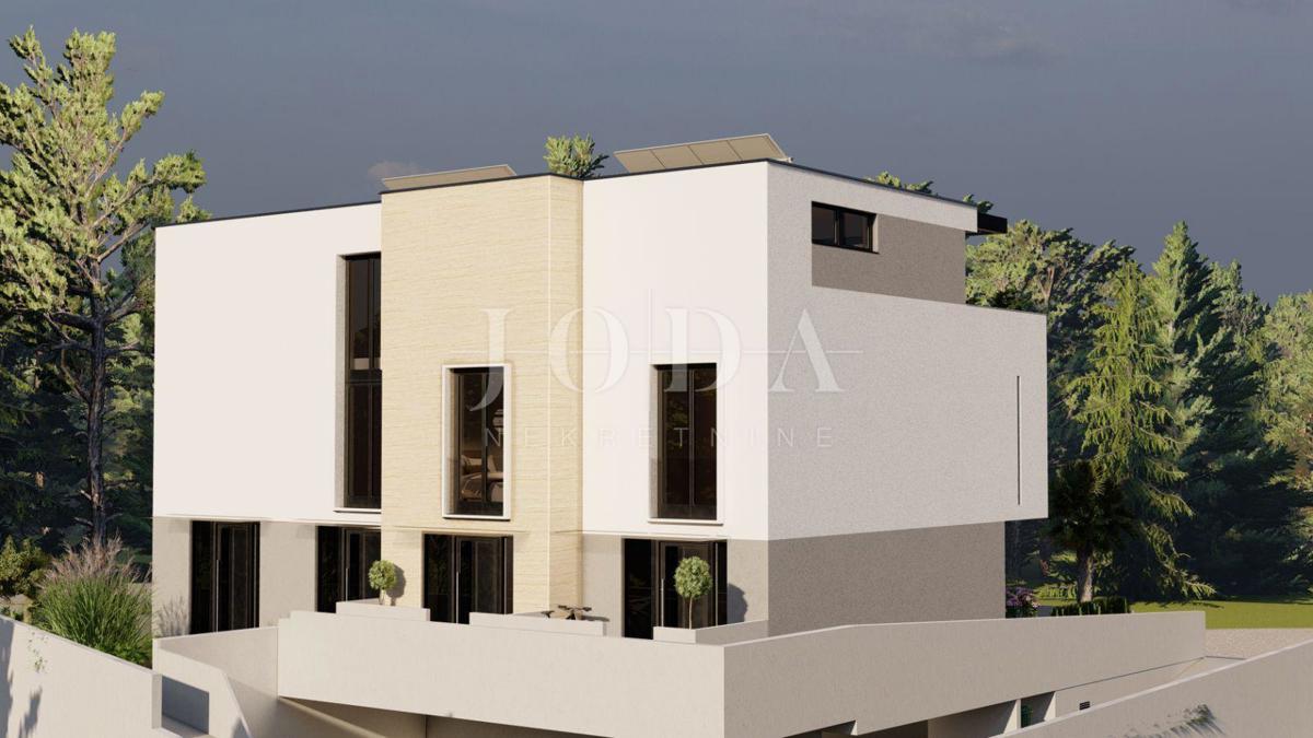 Modern apartment with garden and terrace, new building, island of Krk