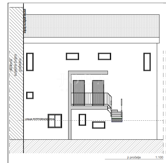 Two-story apartment near the sea with a sea view