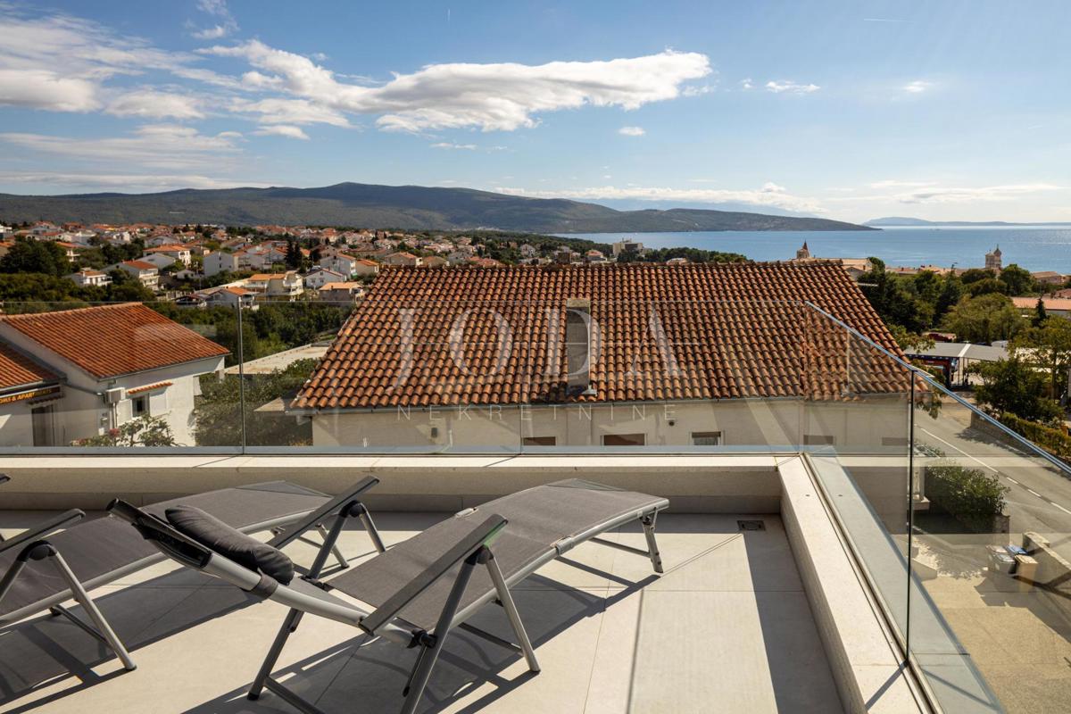 Città di Krk - penthouse con vista mare