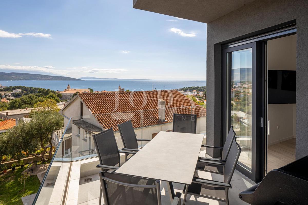 Città di Krk - penthouse con vista mare