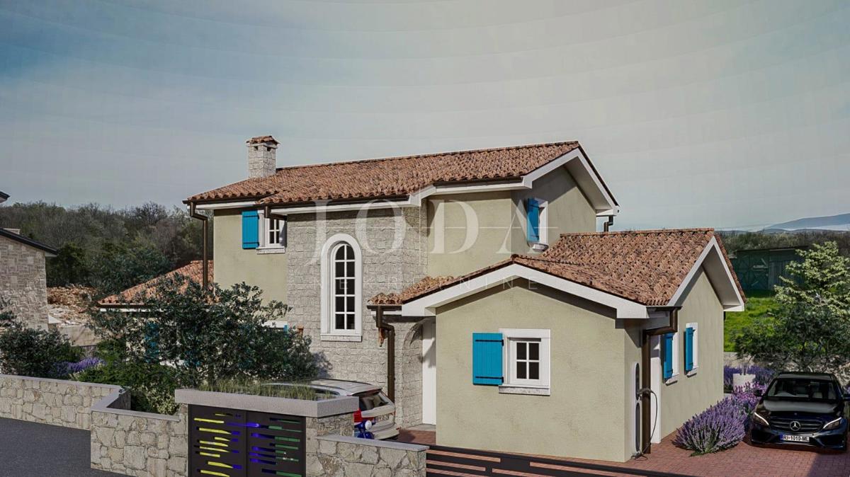 Krk - nuova casa in stile mediterraneo
