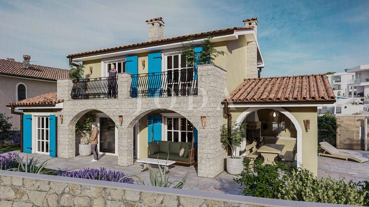 Krk - nuova casa in stile mediterraneo