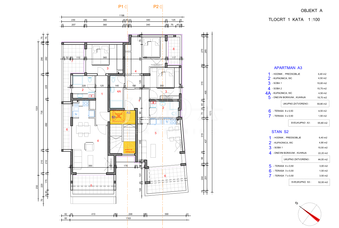 Nuovo edificio Novalja