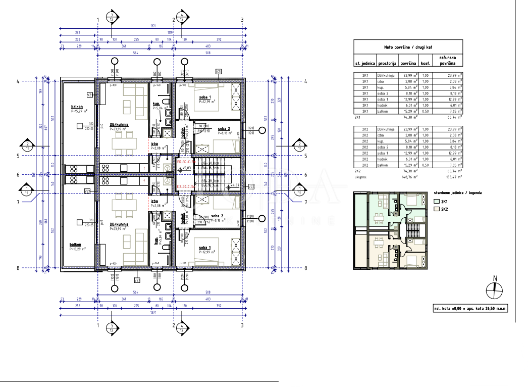 Klenovica – Nuova costruzione moderna