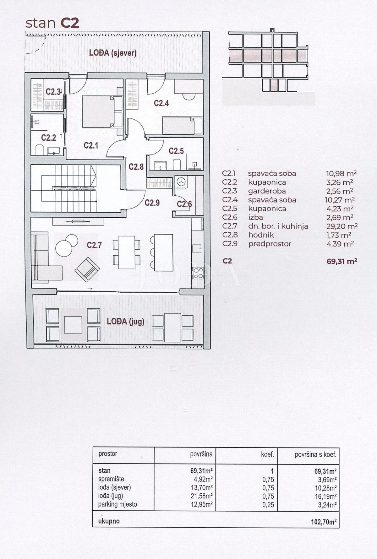 Allogio Kraljevica, 117,40m2