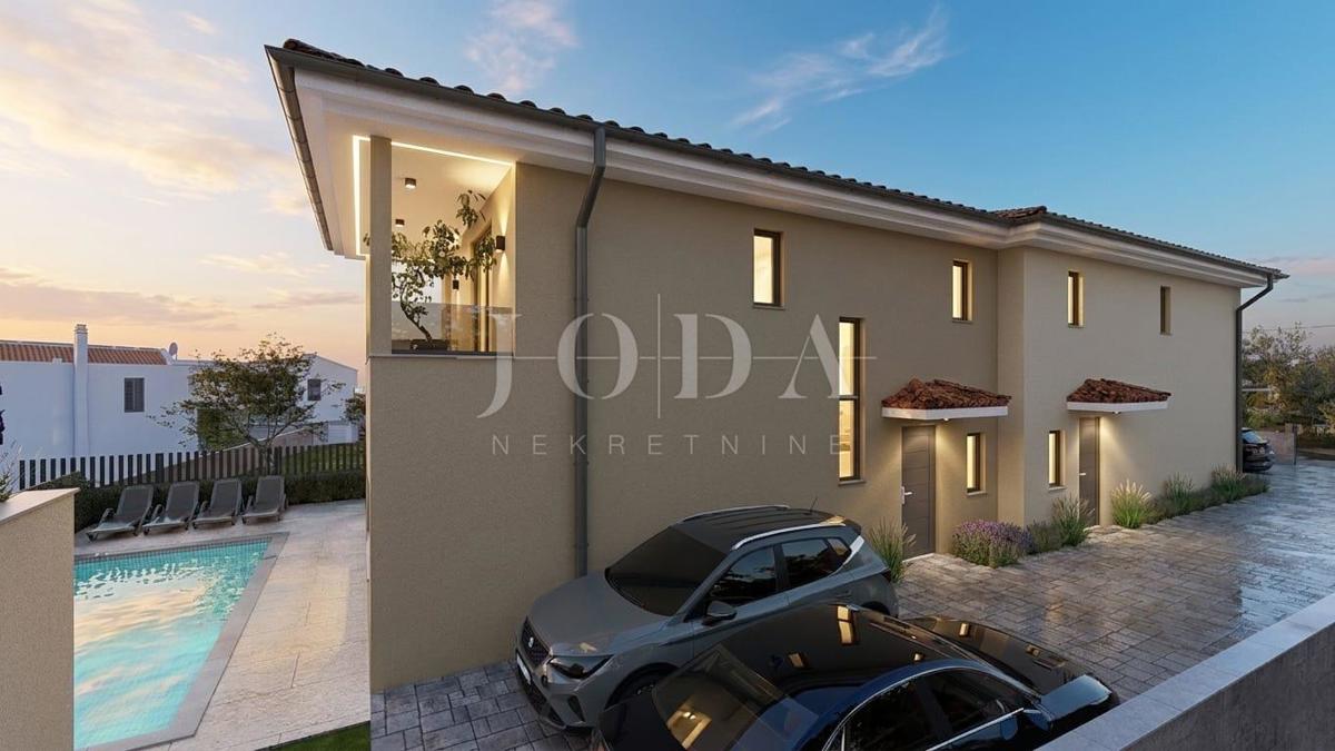 Malinska - nuovo edificio con piscina e giardino