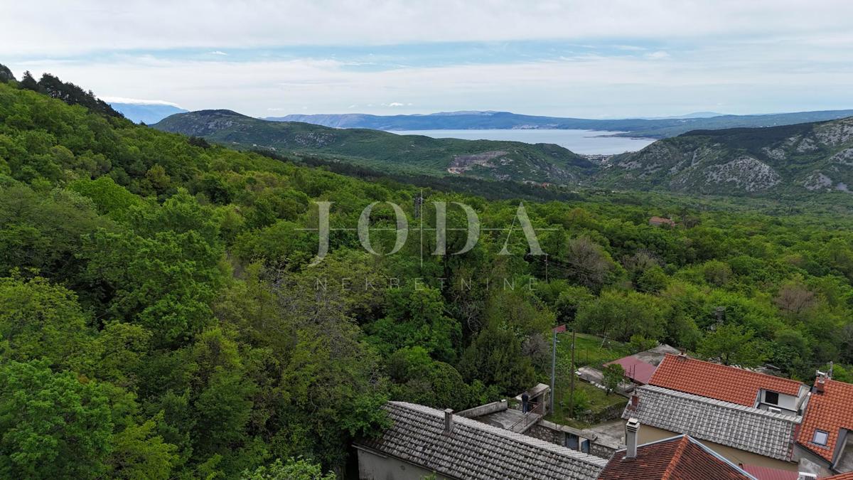 Casa in pietra con vista mare + terreno 1.400 m² | Baretići, Grižane