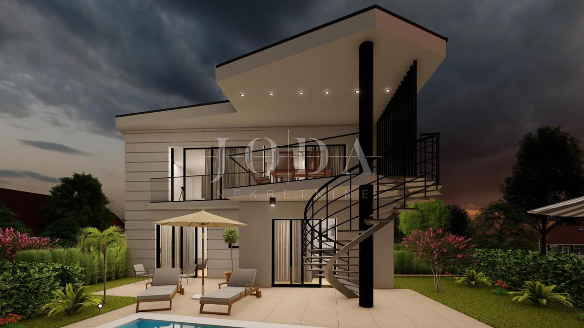 Semi-detached villa under construction, Malinska - island of Krk