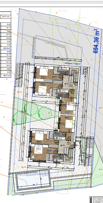 Krk - villa con piscina e vista mare