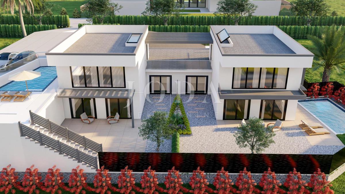 Krk - villa con piscina e vista mare