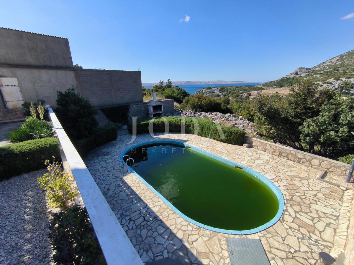 Allogio Karlobag, 36,50m2, parking e  piscina